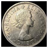 1962 Great Britain Copper Nickel 1/2 Crown