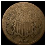 1866 TWO cent NICELY CIRCULATED