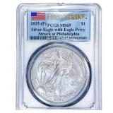 2025 Silver Eagle PCGS MS69