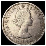 1961 Great Britain Copper Nickel 2 Shillings