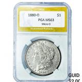 1880-S Morgan Silver Dollar PGA MS63 Micro O