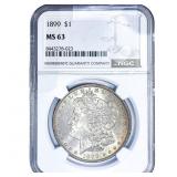 1899 Morgan Silver Dollar NGC MS63