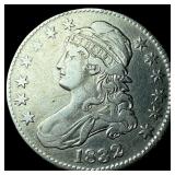 1832 Capped Bust Half Dollar NEARLY UNCIRCULATED