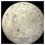 1876 Seated Liberty Quarter (heavily worn) NICELY