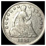 1857 Silver Half Dime NICELY CIRCULATED