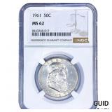 1961 Franklin Half Dollar NGC MS62