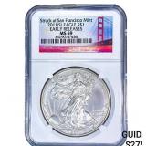 2011-S Silver Eagle NGC MS69