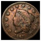 1827 Coronet Head Large Cent LIGHTLY  CIRCULATED