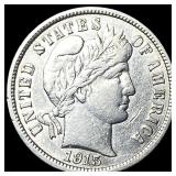 1915 Barber Dime CLOSELY UNCIRCULATED