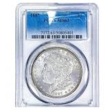 1887 Morgan Silver Dollar PCGS MS63