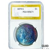 1879-S Morgan Silver Dollar PGA MS67+