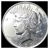 1923 Silver Peace Dollar GEM BU