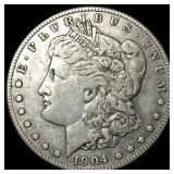 1904-S Silver Morgan Dollar NEARLY  UNCIRCULATED