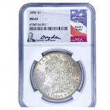 1898 Morgan Silver Dollar NGC MS63