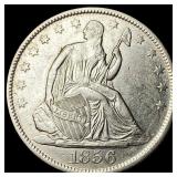 1856-O Silver Seated Liberty Half Dollar  CLOSELY