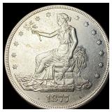1877-S Silver Trade Dollar CLOSELY  UNCIRCULATED