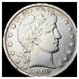 1900 Silver Barber Half Dollar ABOUT  UNCIRCULATE
