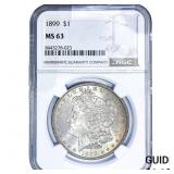 1899 Morgan Silver Dollar NGC MS63