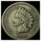 1859 Indian Head Cent LIGHTLY CIRCULATED