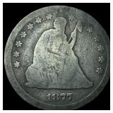 1877-CC Silver Quarter Dollar NICELY CIRCULATED
