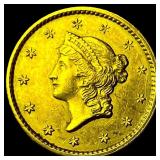 1849 Gold $1 Liberty Head Type 1UNCIRCULATED