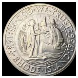 1936 Silver Rhode Island Half Dollar  UNCIRCULATE