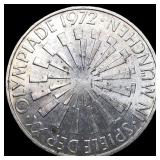 1972D West Germany Silver 10 Mark