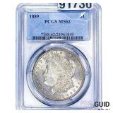 1889 Morgan Silver Dollar PCGS MS62