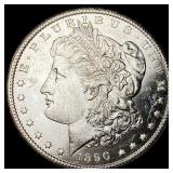 1890-S Silver Morgan Dollar CHOICE AU