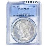 1883-O Morgan Silver Dollar PCGS MS63
