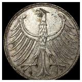 1965 Germany Silver 5 Mark