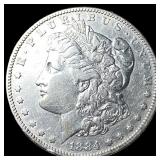 1884-S Silver Morgan Dollar NEARLY  UNCIRCULATED