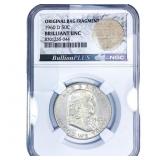 1960-D Franklin Half Dollar NGC BU
