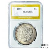1899 Morgan Silver Dollar PGA MS65