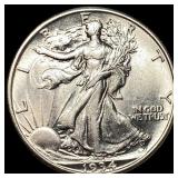 1934 Silver Walking Liberty Half Dollar  UNCIRCUL