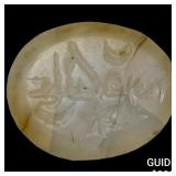 8th-10th Cent. AD Islamic Dynasts Agate Seal RIng