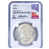 1898 Morgan Silver Dollar NGC MS63