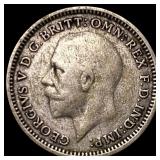 1930 Great Britain Silver 3 Pence