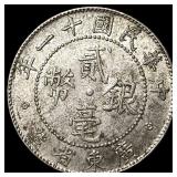 1922 China Kwangtung Province Silver 20 Cents