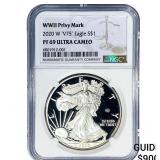 2020-W Silver Eagle NGC PF69 Ultra Cameo