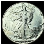 1942-D Silver Half Dollar UNCIRCULATED
