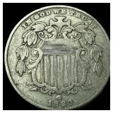 1883 Shield Nickel LIGHTLY CIRCULATED