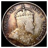 1902 Hong Kong Silver 10 Cents