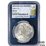 1884-O Morgan Silver Dollar NGC MS64