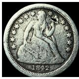 1842 Seated Liberty Dime NICELY CIRCULATED