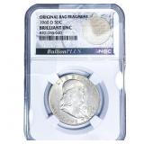 1960-D Franklin Half Dollar NGC BU