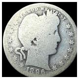 1896-O Silver Barber Quarter NICELY  CIRCULATED