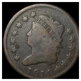 1814 Classic Head Large Cent NICELY CIRCULATED