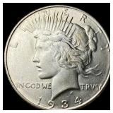 1934-D Silver Peace Dollar CLOSELY  UNCIRCULATED
