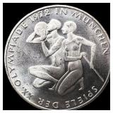 1972F West Germany Silver 10 Mark KM-132